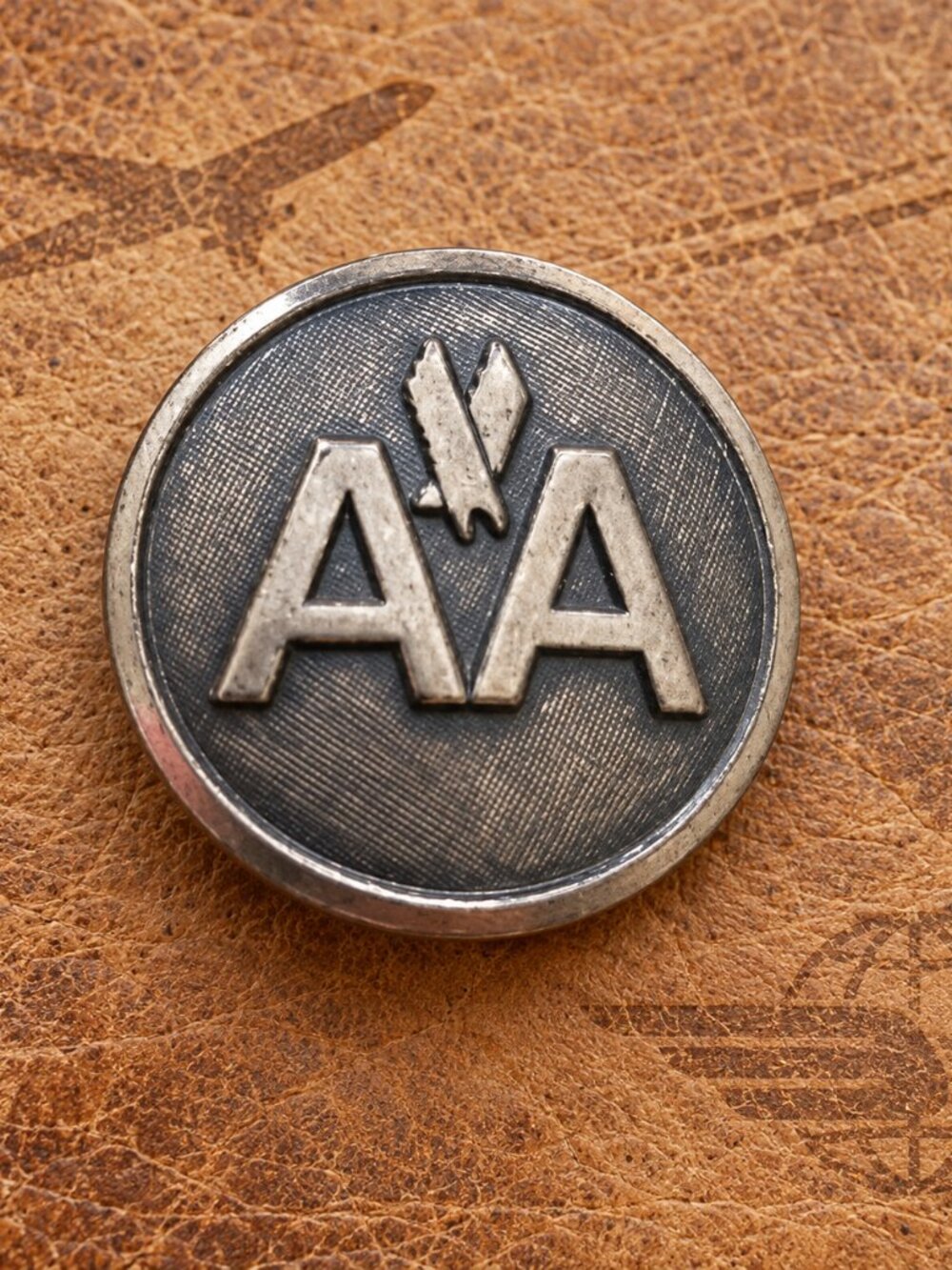 American Airlines Eagle AA Logo Vintage Uniform Button - Stewardess Pilot AAL